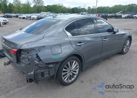 2019 Infiniti Q50 3.0T Luxe из США, поврежденный, VIN JN1EV7AR2KM559657